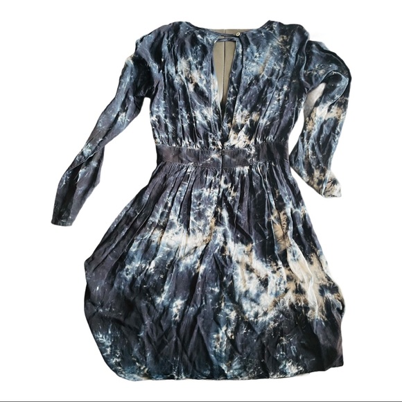 Blu moon tie dye high low mini dress - Picture 7 of 7